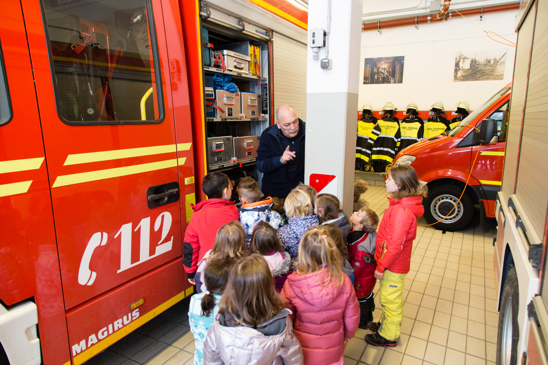 Besuch bei der Freiwilligen Feuerwehr München-Sendling